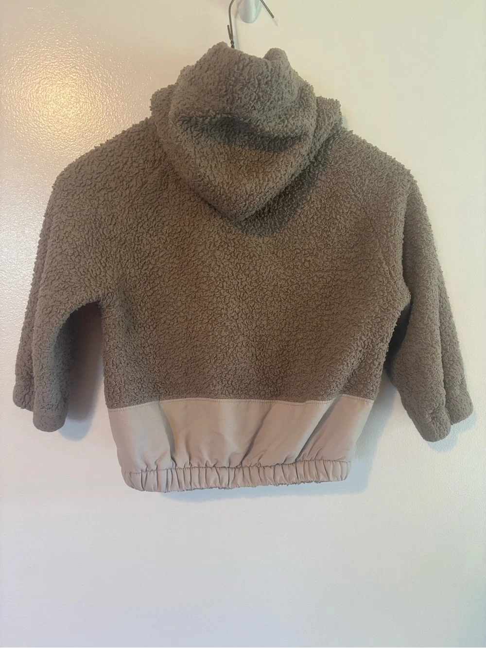 Patagonia Kids Sherpa Jacket in Taupe